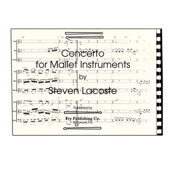 Concerto For Mallets - by Steve LaCoste - TRY1050