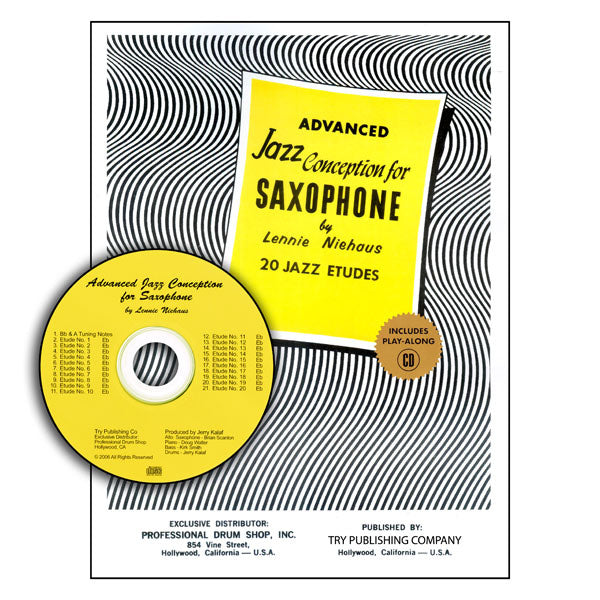 Advanced Jazz Conception For Saxophone w/cd - by Lennie Niehaus