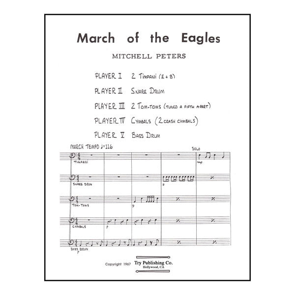 March Of The Eagles - by Mitchell Peters - TRY1105