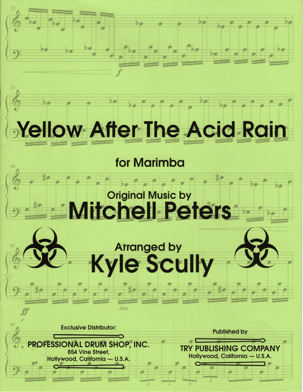 Yellow After The Acid Rain - by Kyle Scully - TRY1169