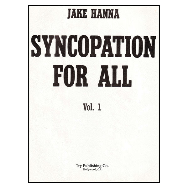 Syncopation For All - by Jake Hanna - TRY1044