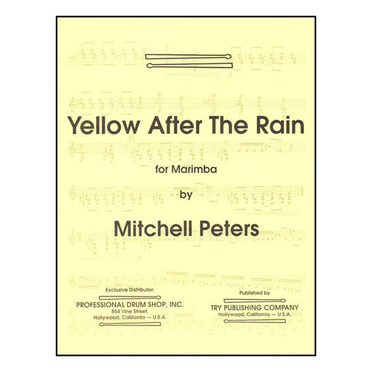 Yellow After The Rain - by Mitchell Peters - TRY1082