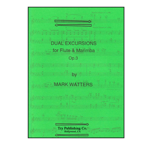 Dual Excursions For Flute And Marimba - by Mark Watters - TRY1111