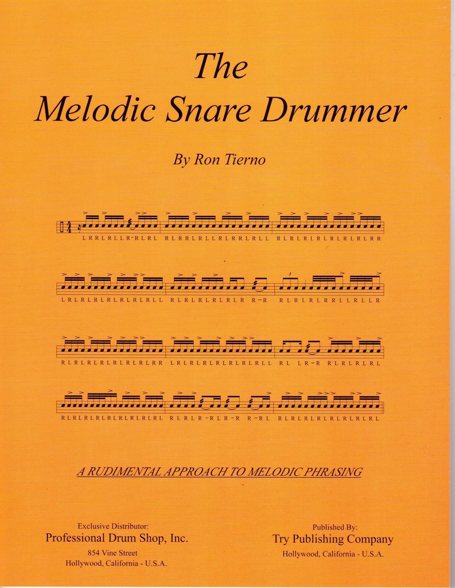 The Melodic Snare Drummer - by Ron Tierno - TRY1159